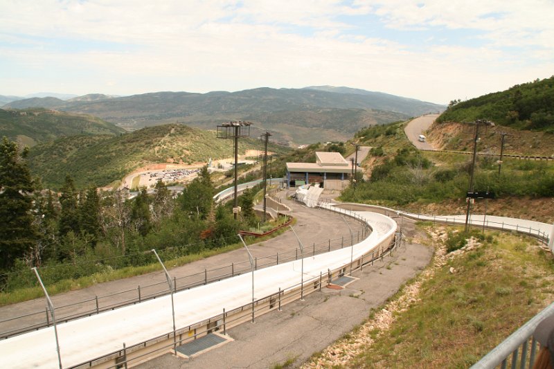 Trip (20).JPG - Bobsled and skeleton tracks at the Utah Olympic Park